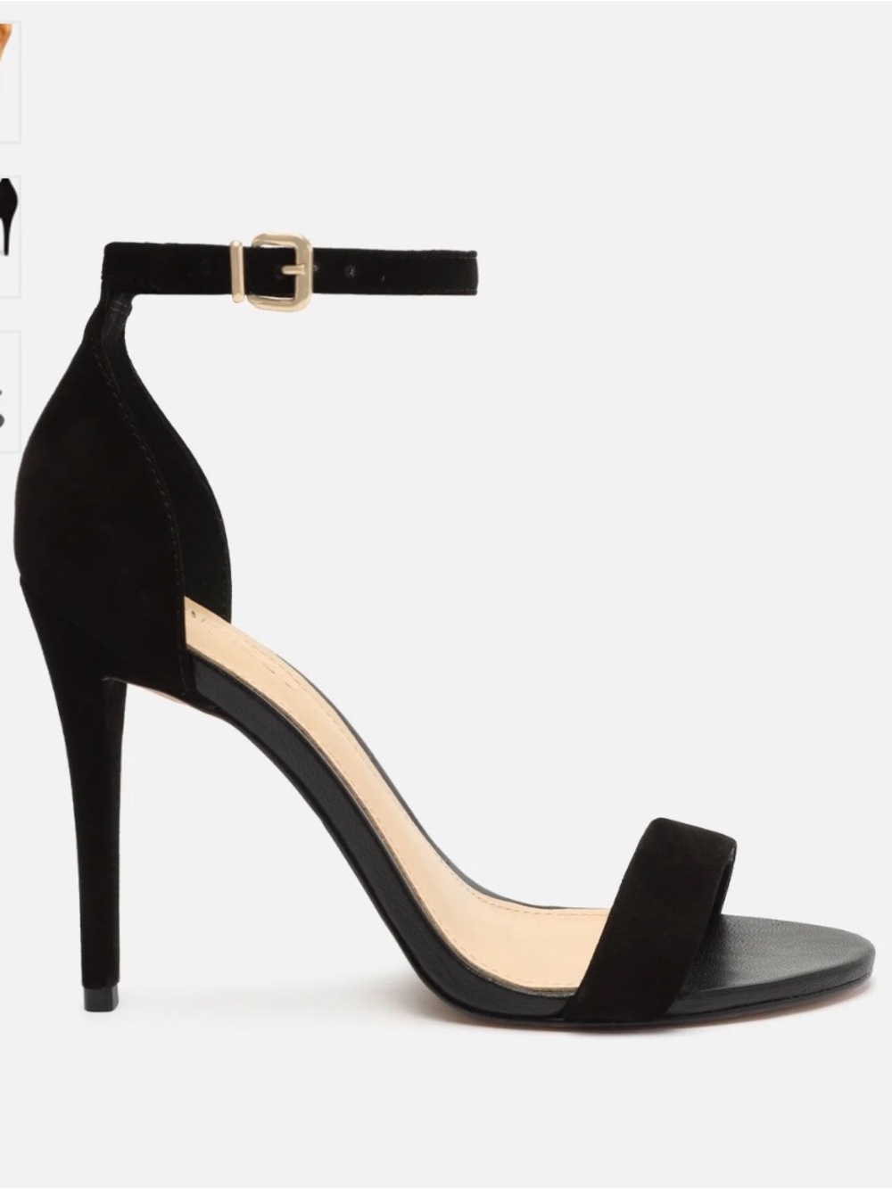Arezzo Black Strappy Heels